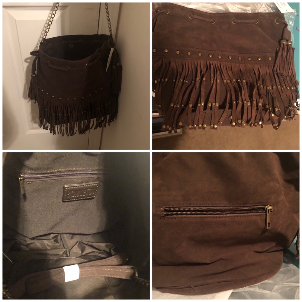 New Scarleton Couture StuddedDrawstring Bag
